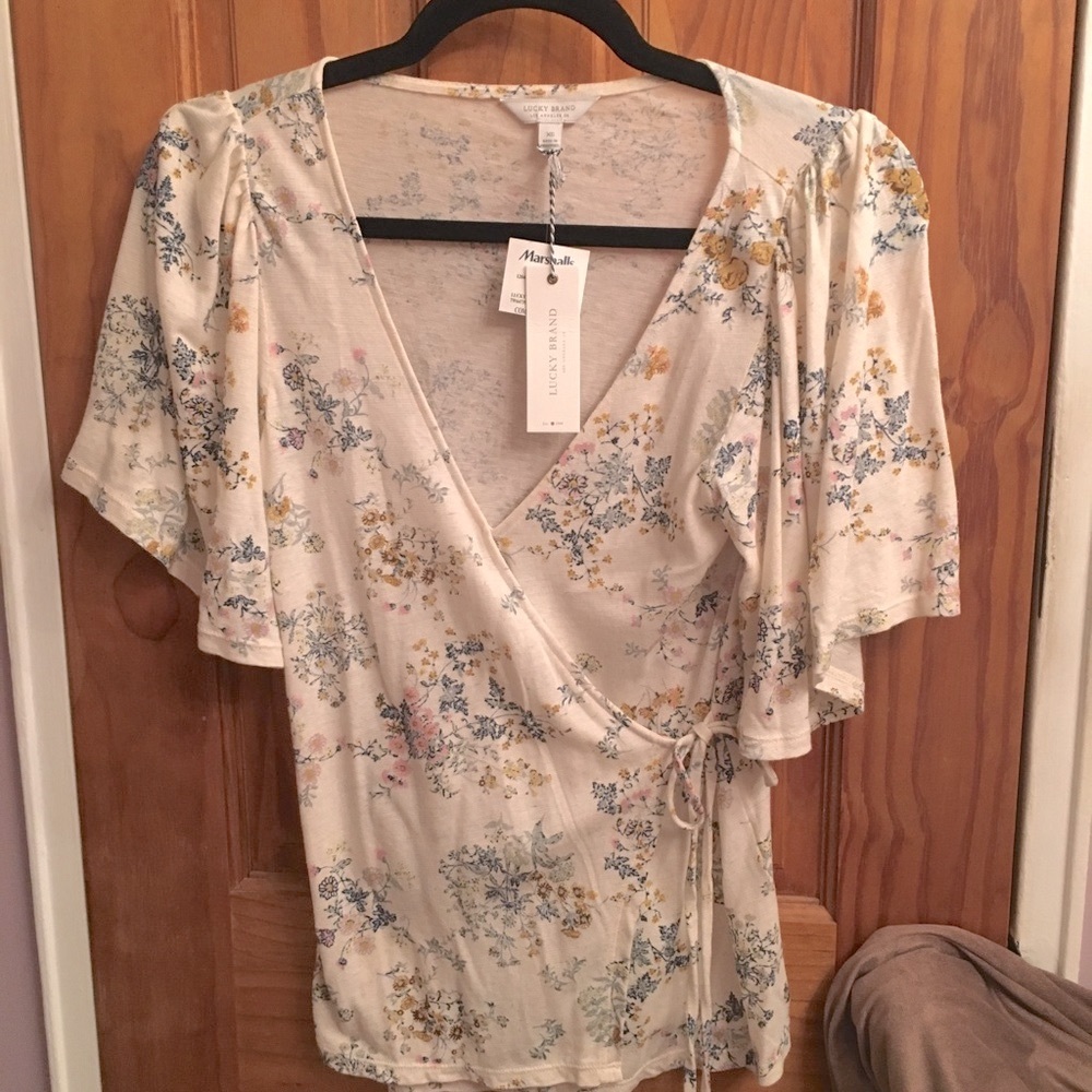 Lucky Brand XS/TP Floral Blouse New/Tags💐💐Host Pick💐💐 - Picture 6 of 8